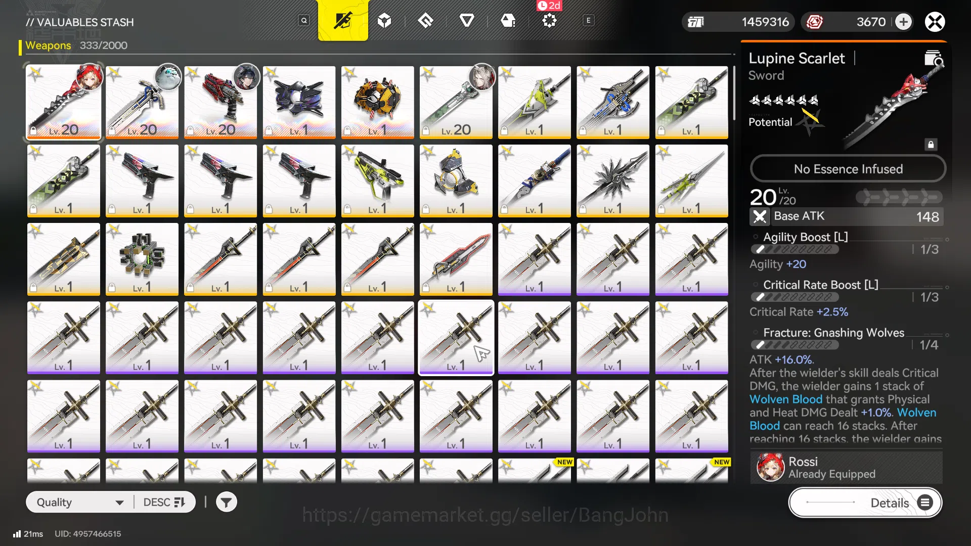 Arknights: Endfield Accounts ASIA | MidGame | 1limit+Sign |Rossi+Sign,Ember,Lif image 3