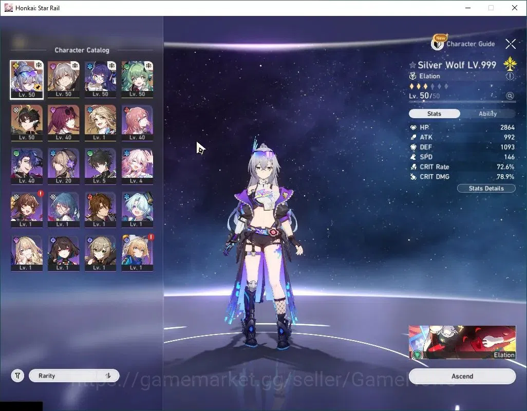 Honkai Star Rail Accounts Asia| TL 35|1 Golden Companion|4 Limited| Silver W image 4