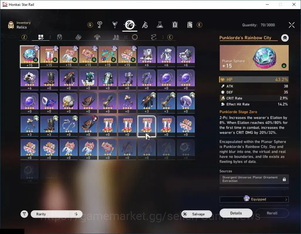 Honkai Star Rail Accounts Asia| TL 35|1 Golden Companion|4 Limited| Silver W image 7