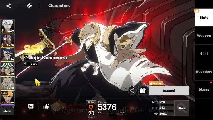 BLEACH: Soul Resonance Accounts Nuverse SEA Lv32|5 SSR[(Gin B2,Urahara+Sign,Byakuy image 6