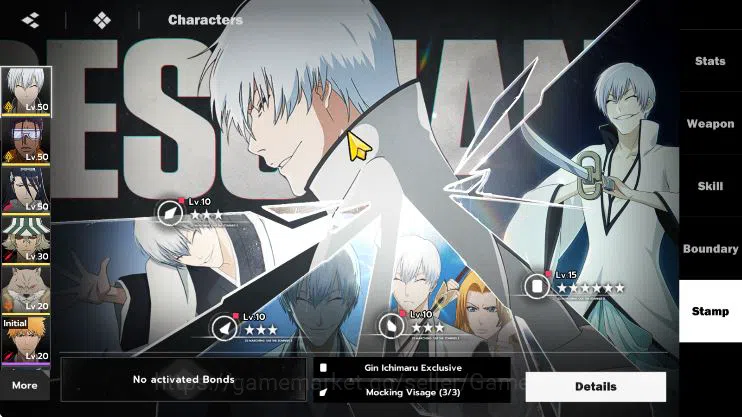 BLEACH: Soul Resonance Accounts Nuverse SEA Lv32|5 SSR[(Gin B2,Urahara+Sign,Byakuy image 8
