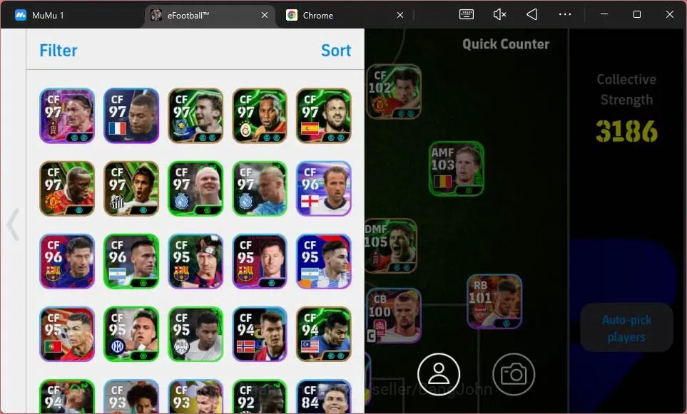 eFootball Accounts ANDROID|PW 3198|Epc Luis Suarez|Epc FabioCannavaro image 3