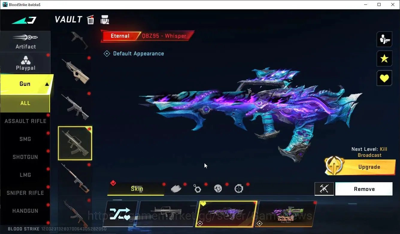 Blood Strike Accounts ASIA|ETERNAL QBZ95-Whisper+Collab 7DS Karl98,QBZ95 image 7