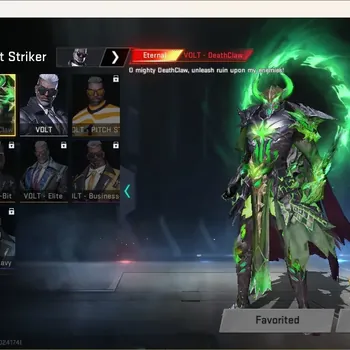 Blood Strike Accounts Others ASIA | Eternal Striker: VOLT-DeathClaw|1 Limited Gun|1 Ultra Gun|3 Legendary Guns|1 Legendary