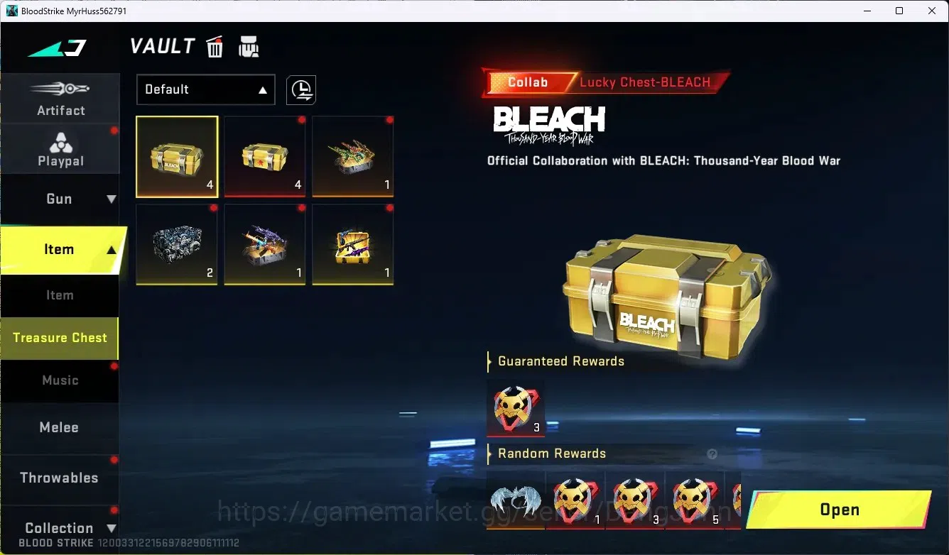 Blood Strike Accounts ASIA|Collab Gun MCX - EVA-00|1 Legendary Gun|Colla image 5