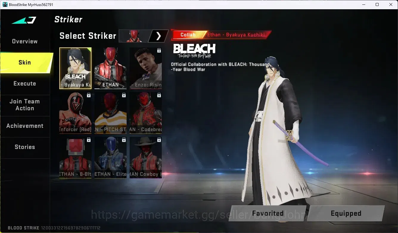 Blood Strike Accounts ASIA|Collab Gun MCX - EVA-00|1 Legendary Gun|Colla image 6