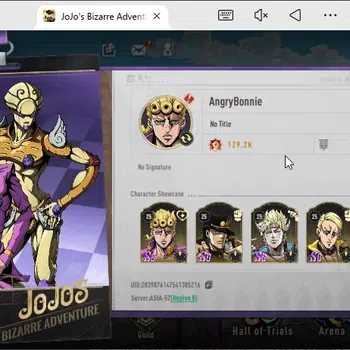 JoJo’s Bizarre Adventure: All Star Battle R Accounts ASIA | 6 SSR | Jotaro K, Caesar A, Giorno G, Ermes C, ETC | 4,1k