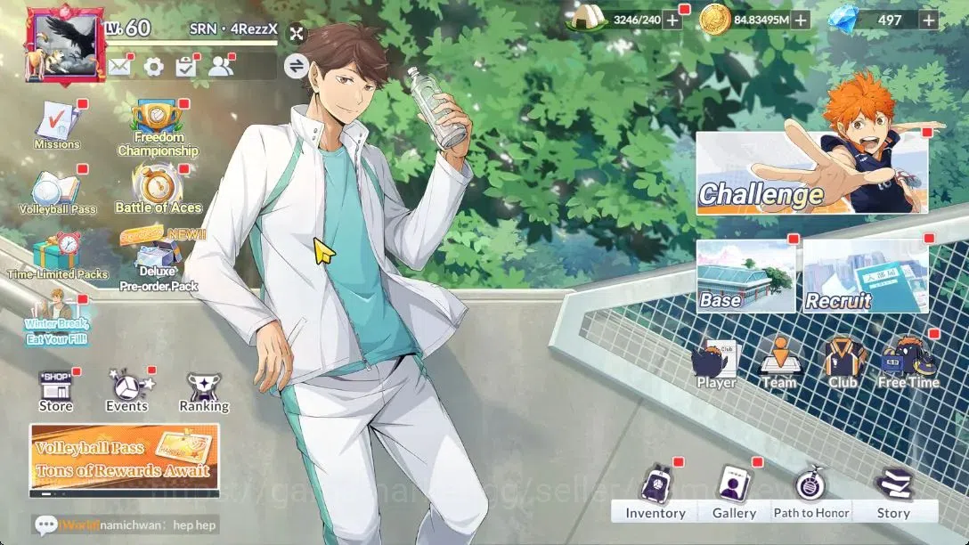 HAIKYU!! FLY HIGH Accounts SEA|Lv60|5SP (Ushijima,Oikawa,Kuroo,Akaashi,Bokuto)+Memo|5UR 7