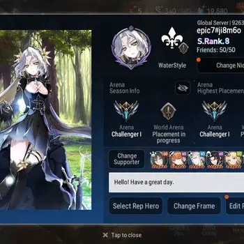 Epic Seven Accounts Others Global Unverif |23 ML(NMLuna,ATywin,DBSenya,DDRay,USChoux,Etc.)New Era RNL Speed 301|SS