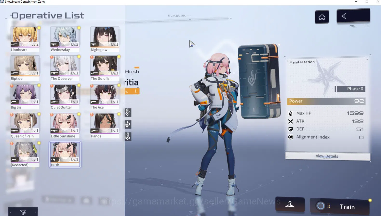 SEA | Lv 5 | Starter Box Limit SSR And Weapon + 3 Char SSR (Hush,Riptide,Nightglow and ETC)|Check SS (SB725) Snowbreak: Containment Zone Accounts SEA | Lv 5 | Starter Box Limit SSR And Weapon + 3 Char SSR (Hush,Riptide,Nightglow and