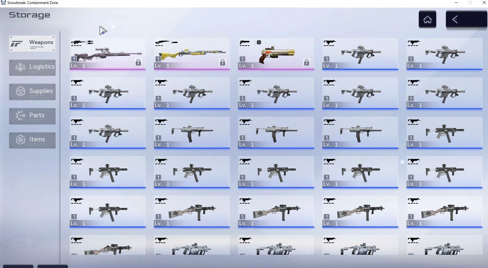 Snowbreak: Containment Zone Accounts SEA | Lv 5 | Starter Box Limit SSR And Weapon + 3 Char SSR (Hush,Riptide,Nightglow and 3
