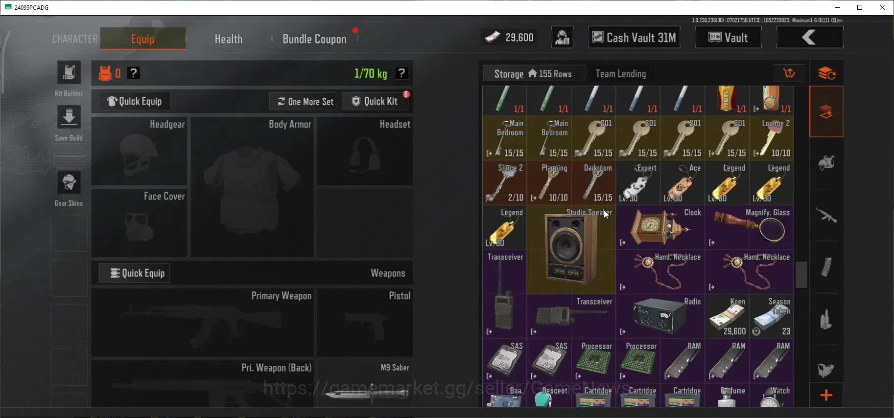 Arena Breakout Accounts High Value MOBILE|Lvl 30|SV 41,1M|CV 31M|2 Set Skin|P AKM,B Ak-74N,WP AR-57,PEAK AEK,GM AK-12,Etc|CN 5