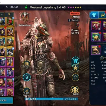 Raid: Shadow Legends Accounts Mid-Game Lv39 600K Power|1 Mythic(Mezomel)+15