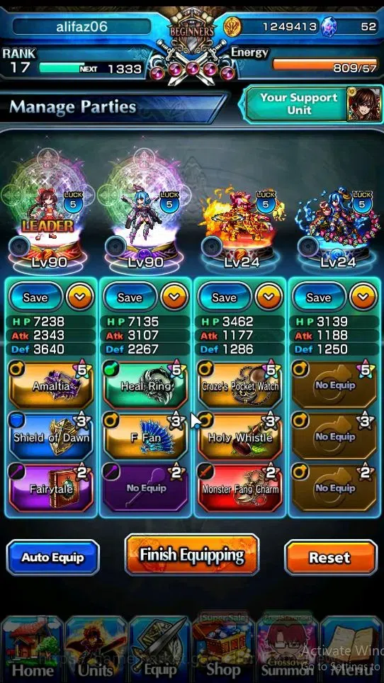 Grand Summoners Accounts Global|Rank 17|Fresh Story|3 Ascend[Choi Jong-InTW image 2