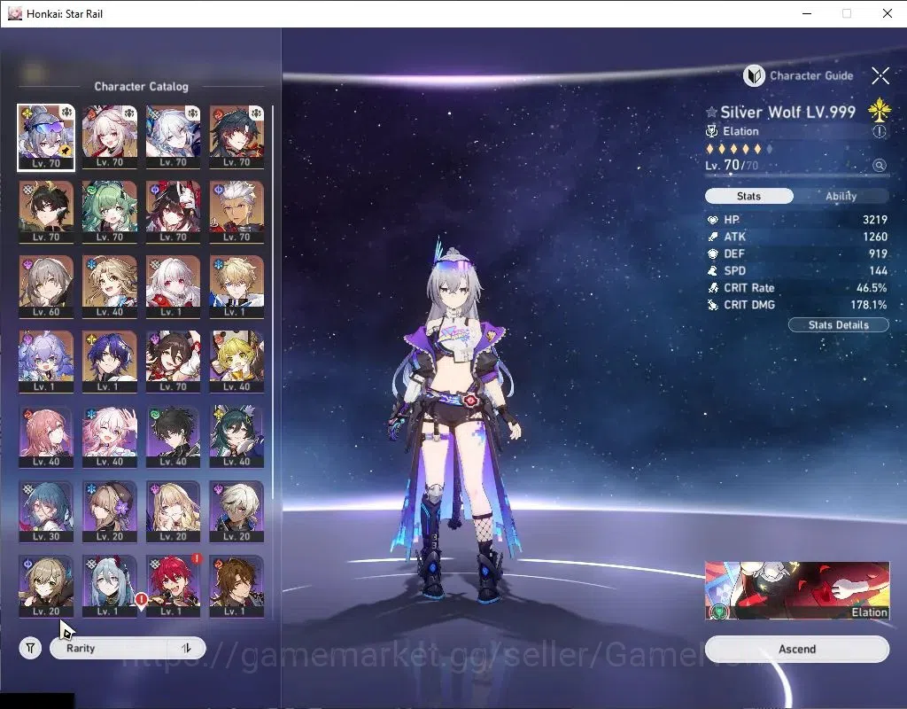 Honkai Star Rail Accounts ASIA|TL 58|Elation+Hypercarry Team|9 Limited|[(Yao image 4
