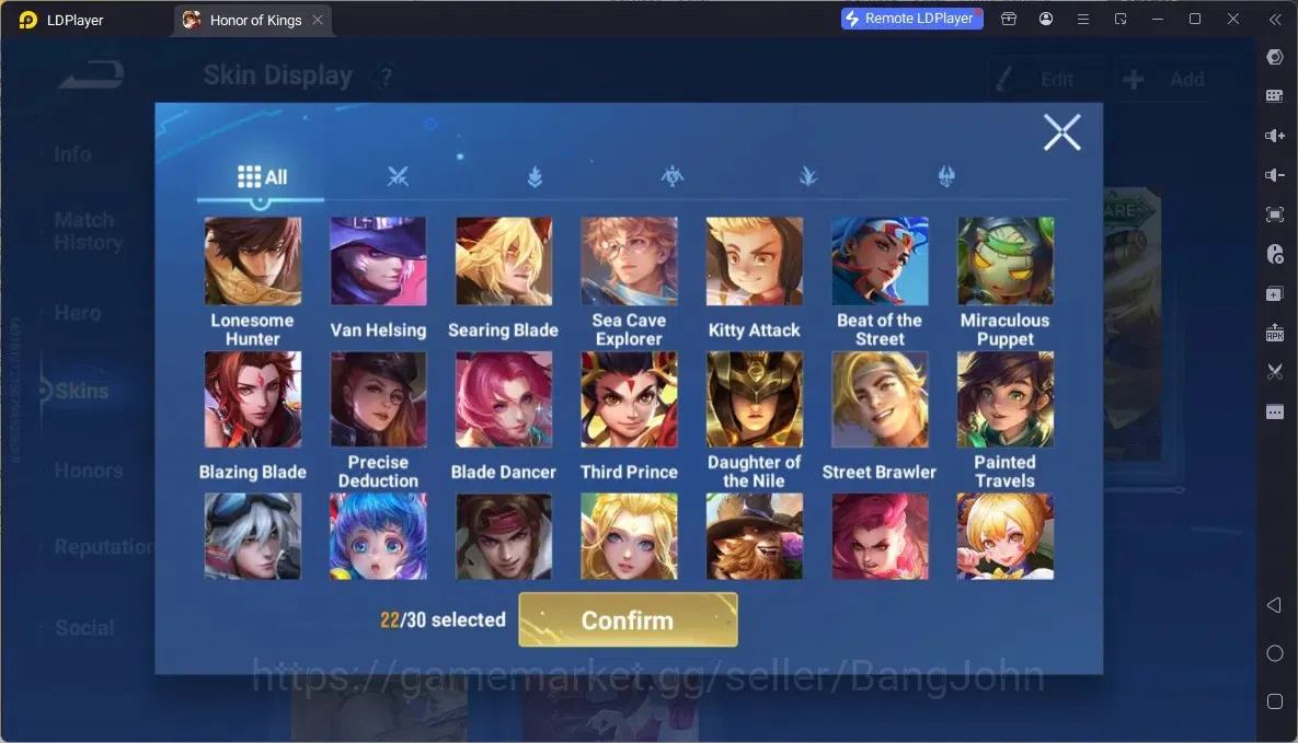 Honor of Kings Accounts Global | 112H 95S | 2 LEGEND (Wukong, Yao)| Saint image 10