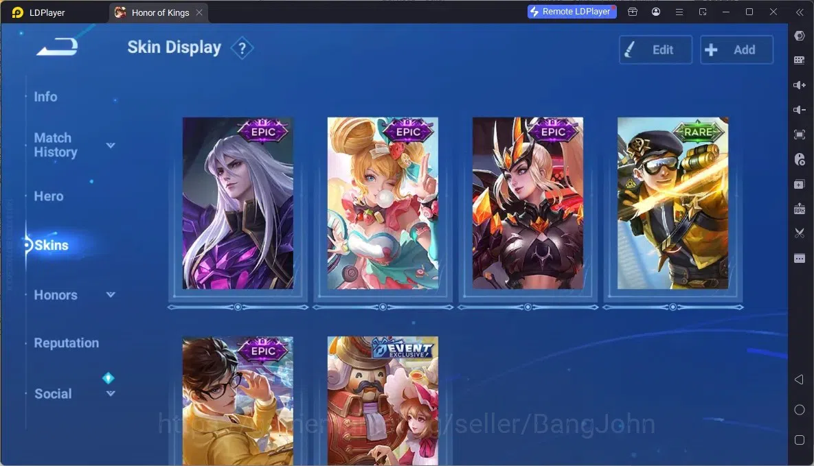 Honor of Kings Accounts Global | 112H 95S | 2 LEGEND (Wukong, Yao)| Saint image 5