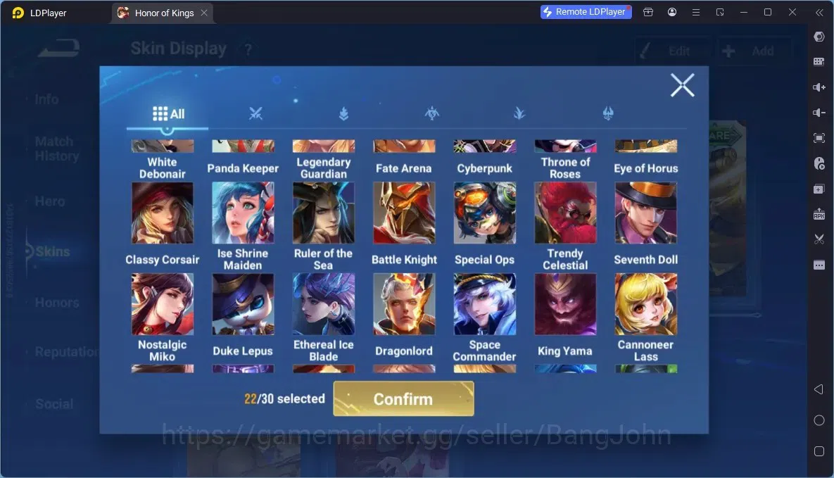 Honor of Kings Accounts Global | 112H 95S | 2 LEGEND (Wukong, Yao)| Saint image 9