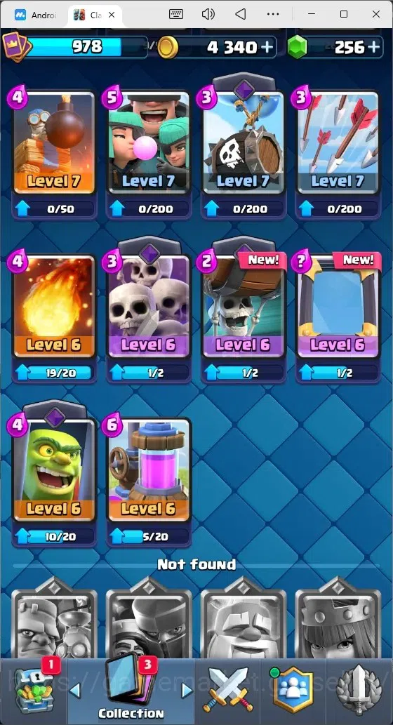 Clash Royale Accounts Mobile |Trophy 8592|9 EVO Cards|1 Hero Card|256 Ge image 12