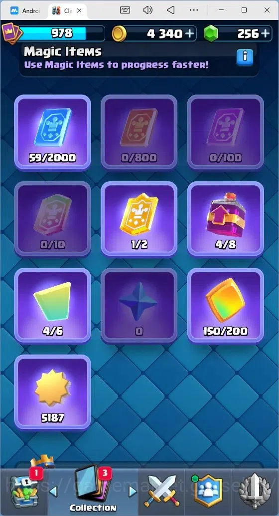 Clash Royale Accounts Mobile |Trophy 8592|9 EVO Cards|1 Hero Card|256 Ge image 15