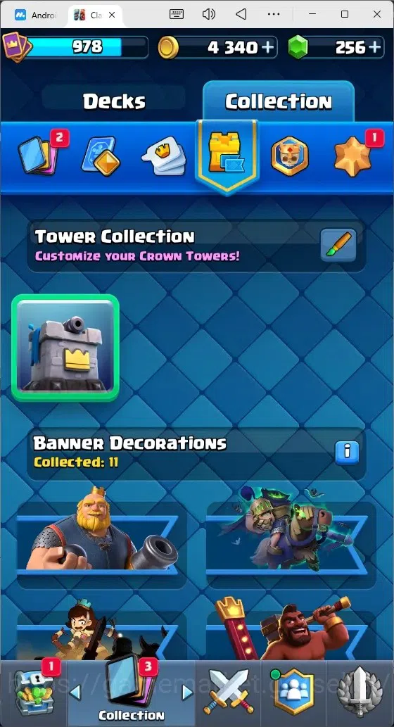 Clash Royale Accounts Mobile |Trophy 8592|9 EVO Cards|1 Hero Card|256 Ge image 17