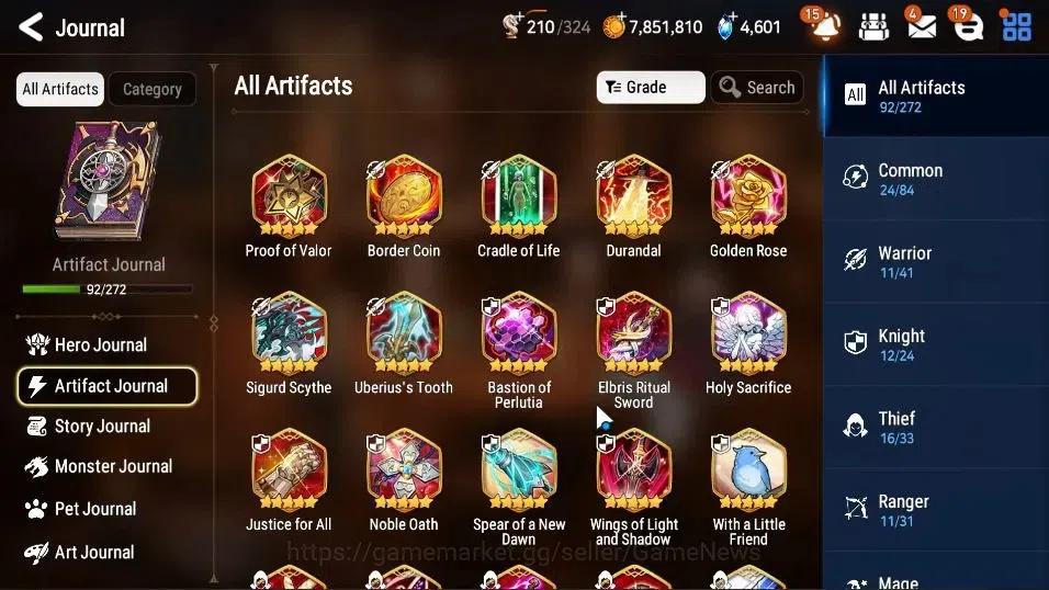 Epic Seven Accounts GLOBAL Verif|22ML(Rhiana&Luciel,Monar Sword Iseria image 12
