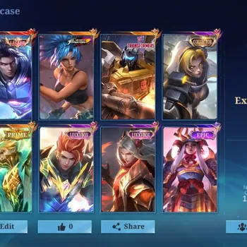 Mobile Legends: Bang Bang Accounts Others Global|138H 392S|Exalted|Legend Alucard|Prime Claude|Luckybox Claude|Luckybox