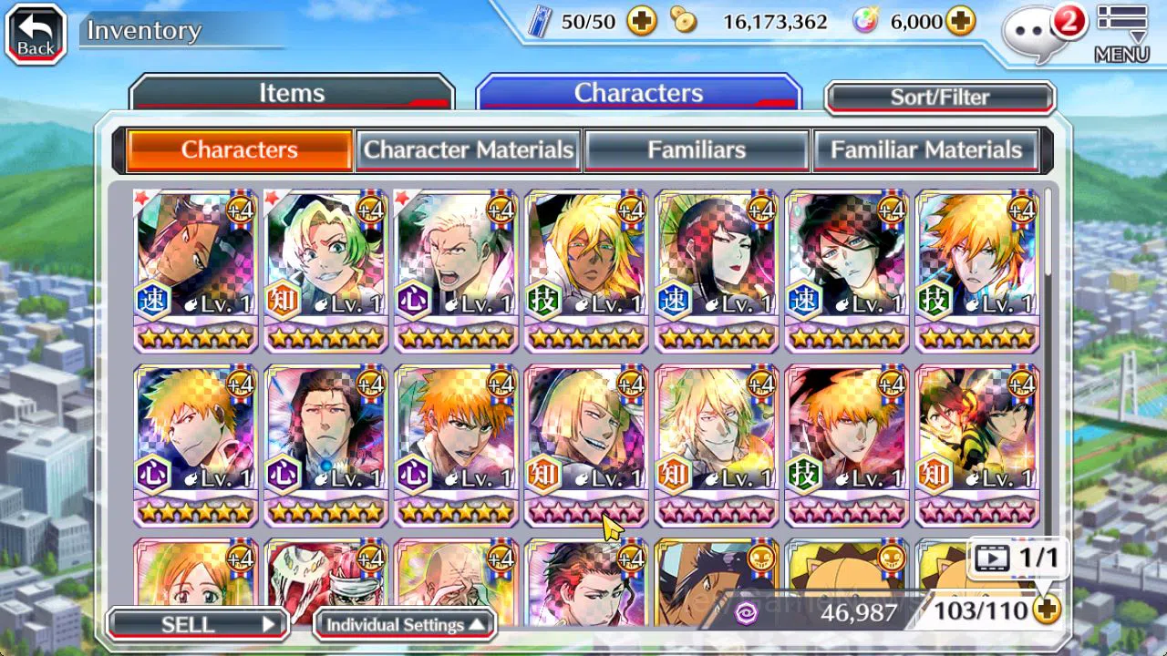 Bleach: Brave Souls Accounts Starter [GLOBAL]6K Orbs+Fresh All Story|Swisuit25 Y0ruichi,TYBW24 Candice,Kensei,TYBW23 11