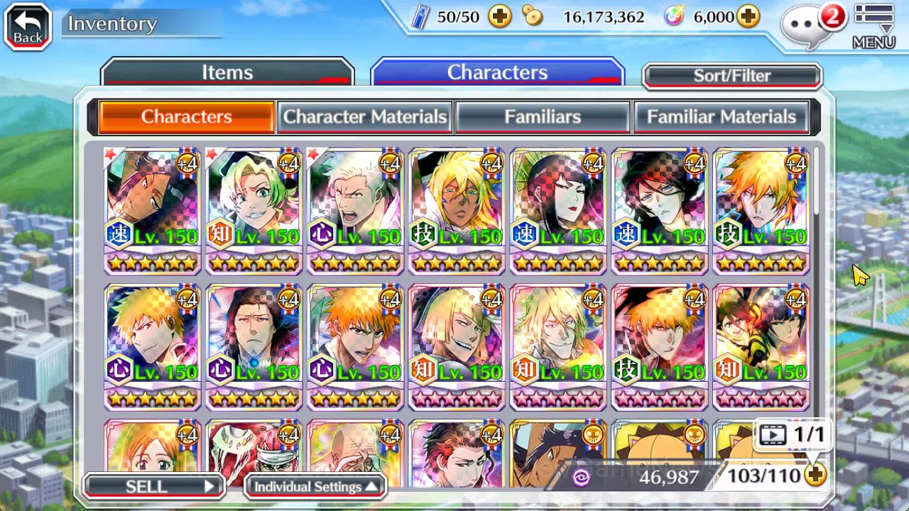 Bleach: Brave Souls Accounts Starter [GLOBAL]6K Orbs+Fresh All Story|Swisuit25 Y0ruichi,TYBW24 Candice,Kensei,TYBW23 9