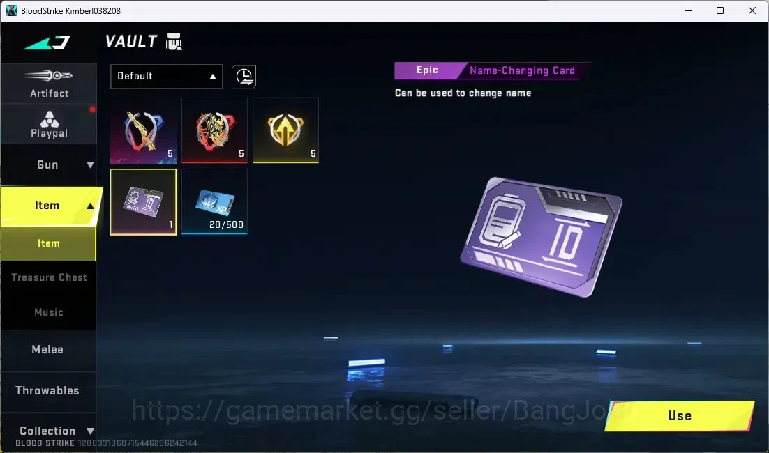 Blood Strike Accounts ASIA |1 Ultra Striker:Zero-Agent Zero|1 Epic Name image 3