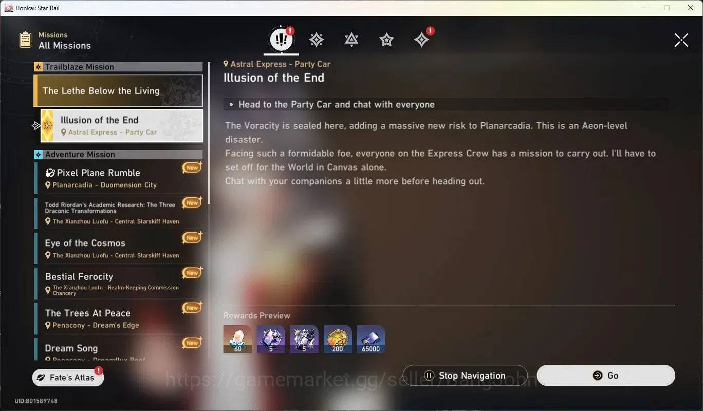 Honkai Star Rail Accounts ASIA | TL 70|19 Limit Char |[SilverWolfE1,Phainon, image 20