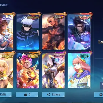 Mobile Legends: Bang Bang Accounts Collector Global|410 Skin|Exalted|Legend Alucard|KOF Gusion|JJK Xavier|Prime