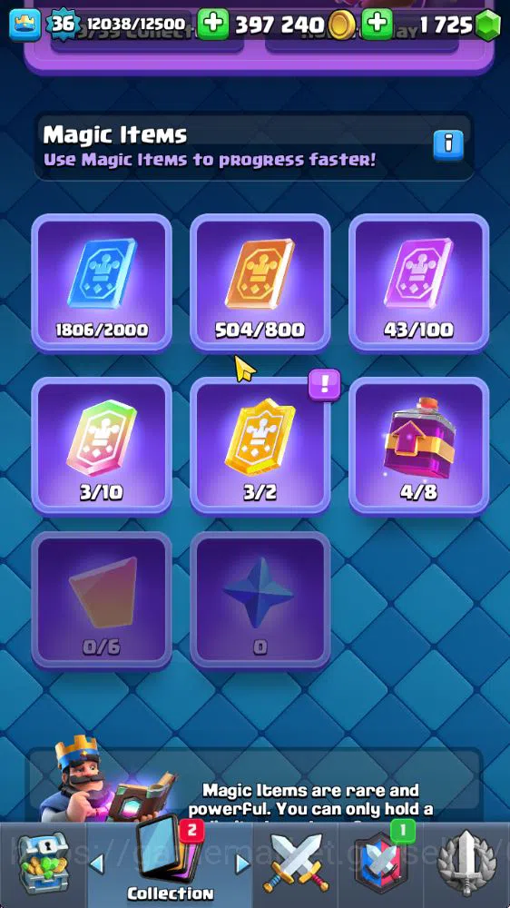 Clash Royale Accounts Lvl 36|Tr0phy 8222|KTL 12|Limit Skin|Card 121|1 He image 6