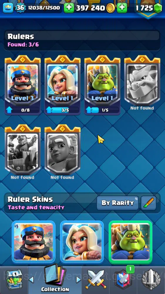 Clash Royale Accounts Lvl 36|Tr0phy 8222|KTL 12|Limit Skin|Card 121|1 He image 10