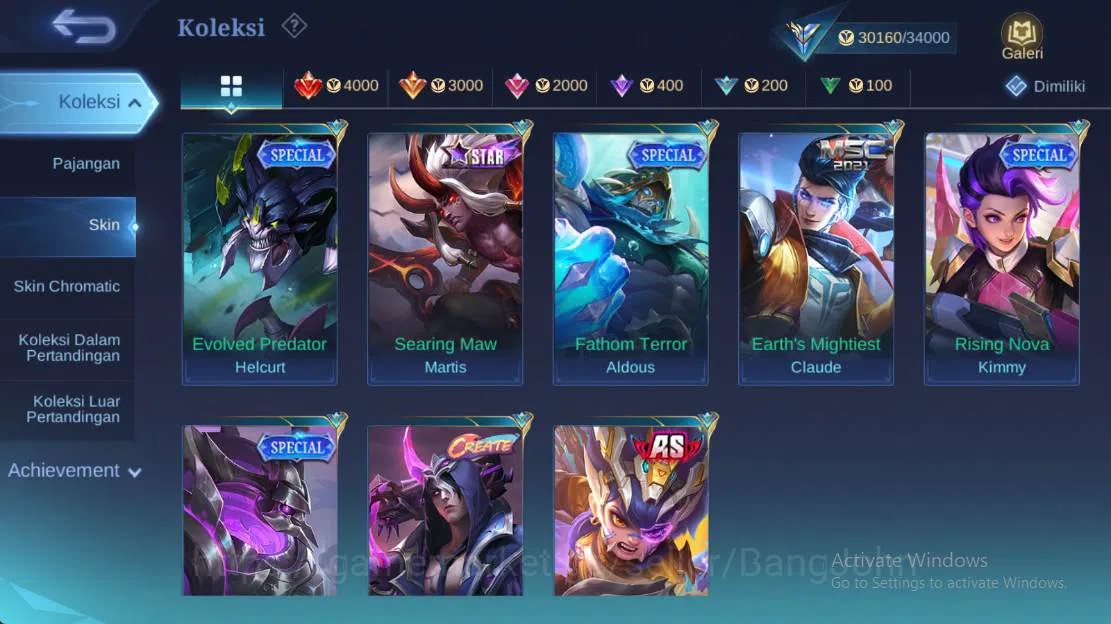 Mobile Legends: Bang Bang Accounts Hero 131, Skin  166 create granger,  christ eudora image 10
