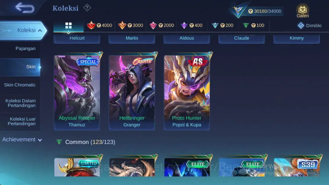 Mobile Legends: Bang Bang Accounts Hero 131, Skin  166 create granger,  christ eudora image 11