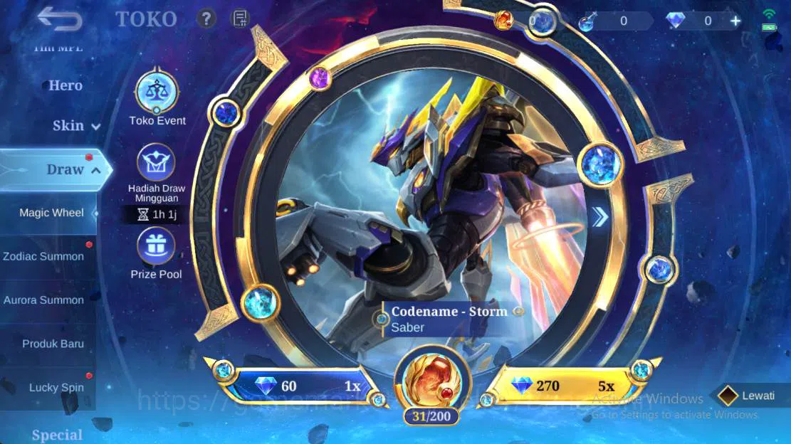 Mobile Legends: Bang Bang Accounts Hero 131, Skin  166 create granger,  christ eudora image 15