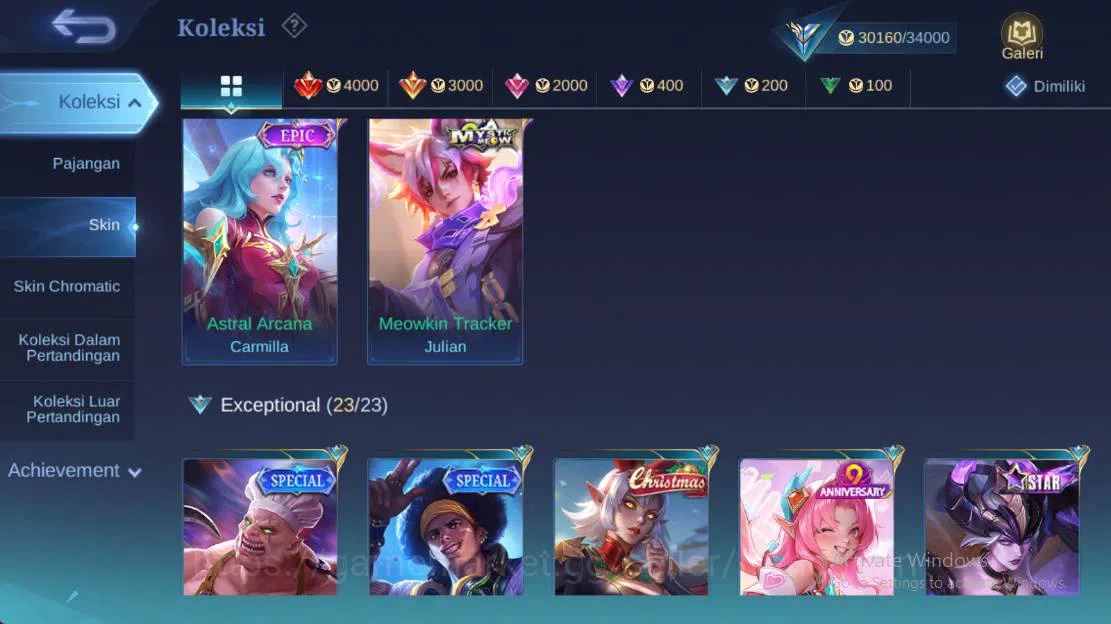 Mobile Legends: Bang Bang Accounts Hero 131, Skin  166 create granger,  christ eudora image 6