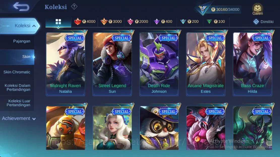 Mobile Legends: Bang Bang Accounts Hero 131, Skin  166 create granger,  christ eudora image 8