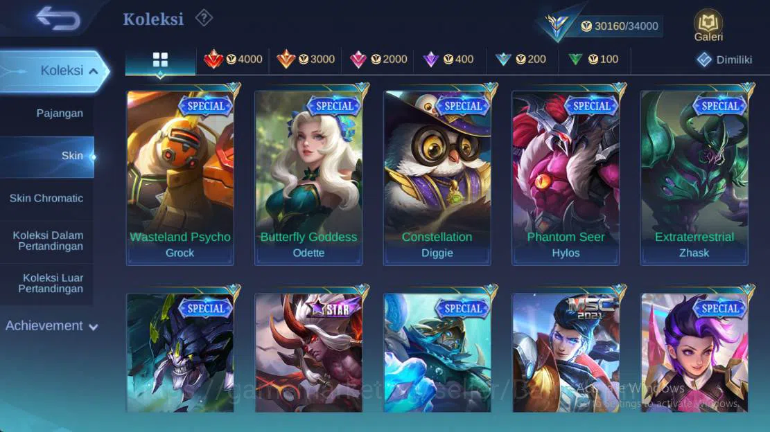 Mobile Legends: Bang Bang Accounts Hero 131, Skin  166 create granger,  christ eudora image 9