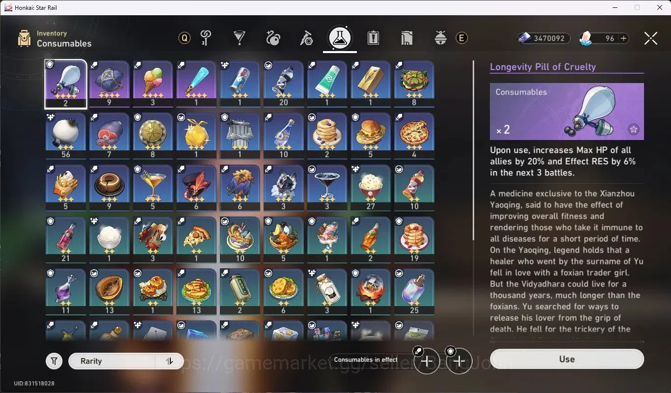 Honkai Star Rail Accounts ASIA| TL 70 |17 Limited [(Castorice,Evernight,Phai image 18