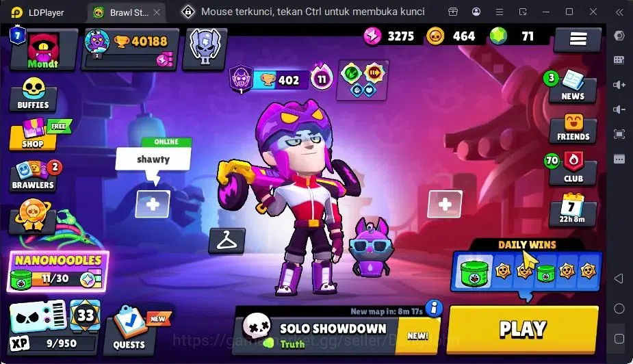 Brawl Stars Accounts Global | 104 Brawler|54 Max Hypercharge|5 Hyoercharge,12 Legend,138 Epic Skins|11981 Bling | ProtectOff 1