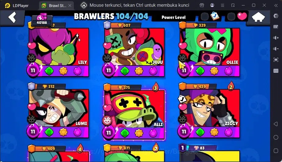 Brawl Stars Accounts Global | 104 Brawler|54 Max Hypercharge|5 Hyoercharge,12 Legend,138 Epic Skins|11981 Bling | ProtectOff 11