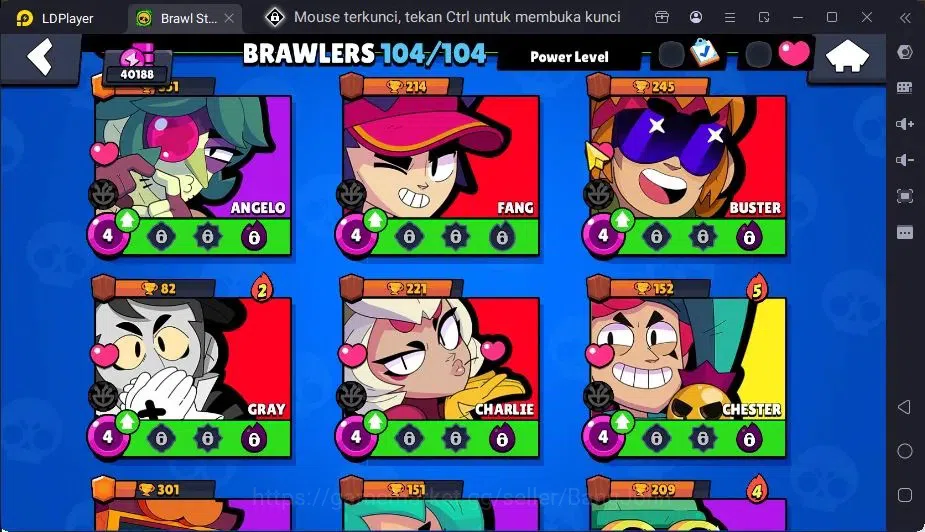 Brawl Stars Accounts Global | 104 Brawler|54 Max Hypercharge|5 Hyoercharge,12 Legend,138 Epic Skins|11981 Bling | ProtectOff 17