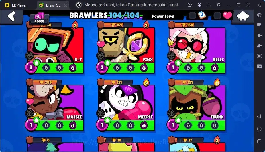 Brawl Stars Accounts Global | 104 Brawler|54 Max Hypercharge|5 Hyoercharge,12 Legend,138 Epic Skins|11981 Bling | ProtectOff 19