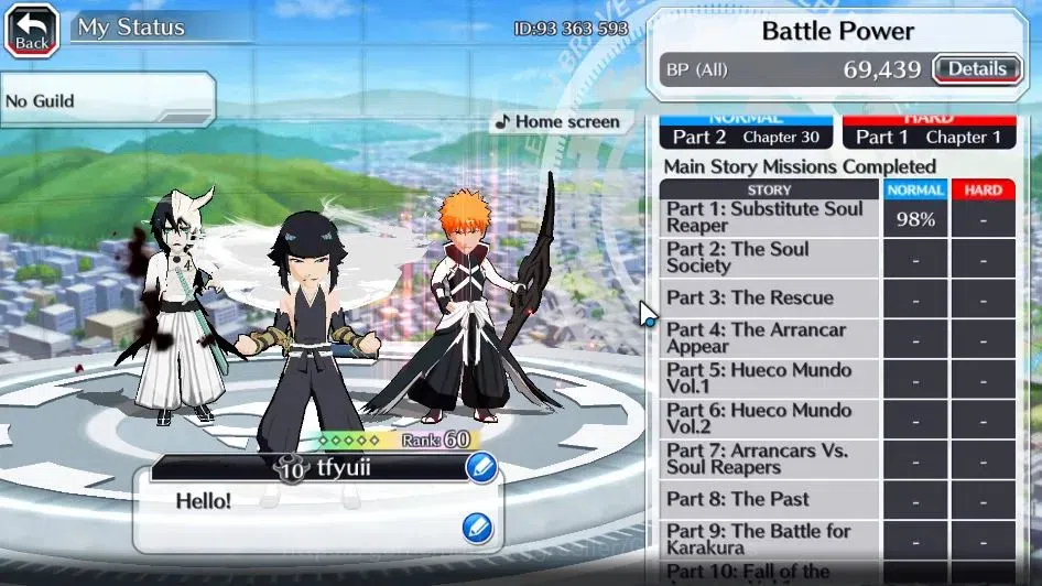 Bleach: Brave Souls Accounts [GLOBAL]20K Orbs+Fresh All Story|Lv200 (TYBW24 Soi image 4