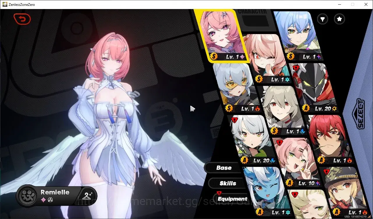 Zenless Zone Zero Accounts Starter ASIA|IK 13|S1 Ch1|Starter 3 Limited (Remielle,Lucia+Sign,Zhao)+2 STD Rina,Soldier 11|ALL 1