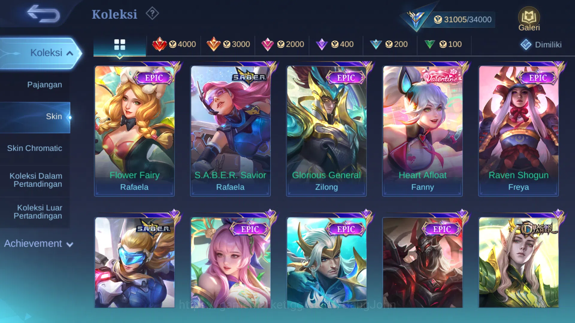 Mobile Legends: Bang Bang Accounts Hero 93 | Skin 141 | Dragontamer Ling, Masha, Este image 4