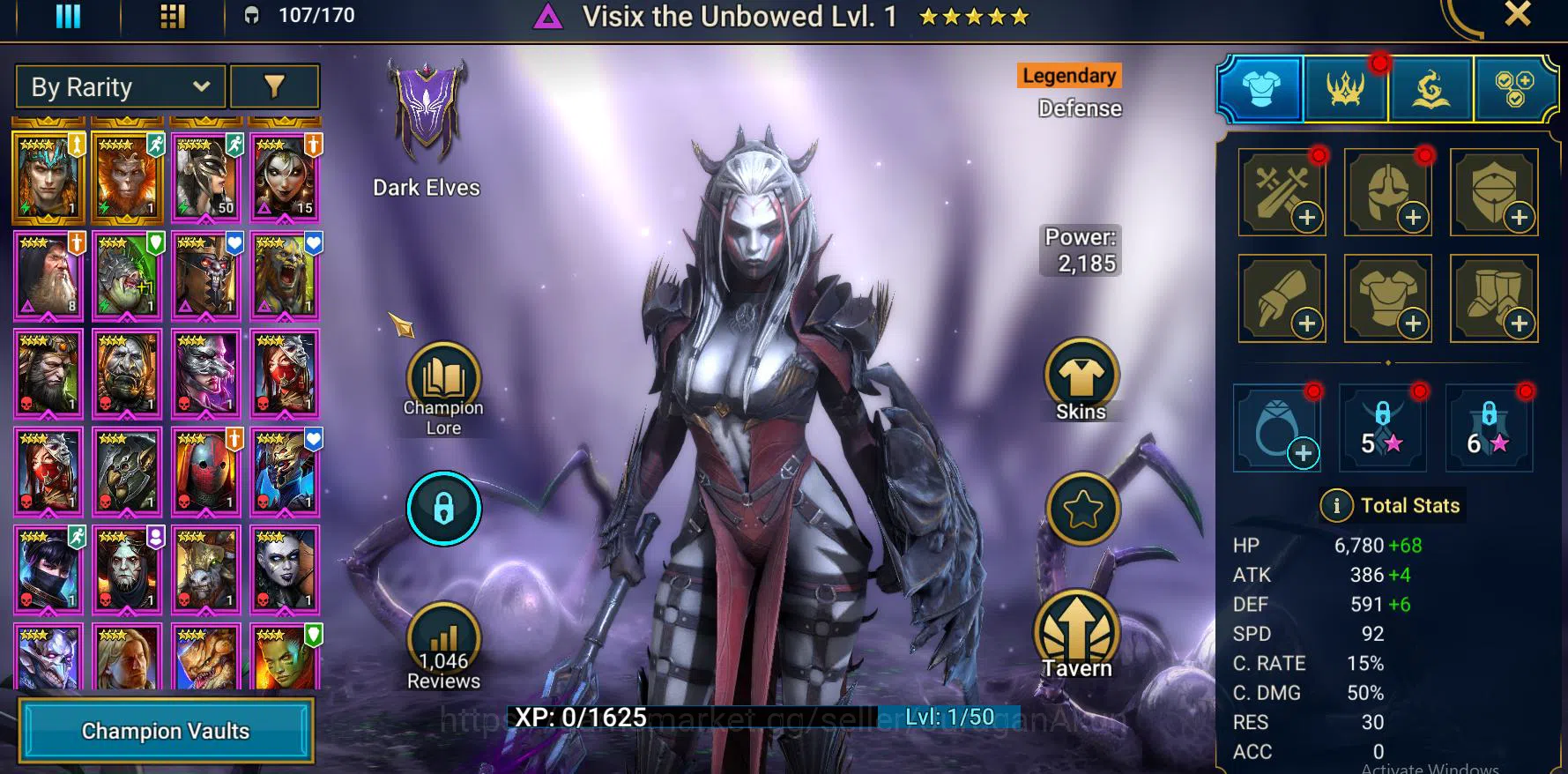 Raid: Shadow Legends Accounts Lv17 320K Power|2 Myth Alaz Sunbearer, Calamitus|2 image 2