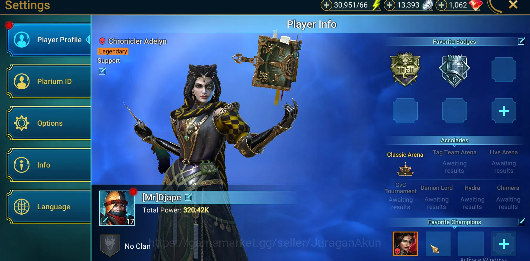Raid: Shadow Legends Accounts Lv17 320K Power|2 Myth Alaz Sunbearer, Calamitus|2 image 6